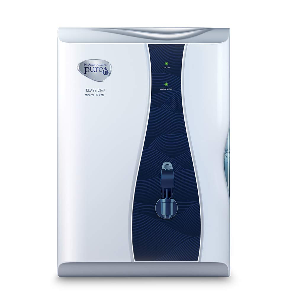 HUL Pureit Classic G2 Mineral RO+MF 6L Water Purifier (White, Blue) Choice Best For You