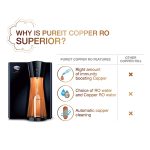 HUL Pureit Copper+ Mineral RO + UV + MF 7 stage Table top / Wall Mountable Black & Copper 8 litres Water Purifier
