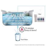 LG WW150NP 8 L RO + UV Water Purifier with Stainless Steel Tank