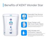 KENT Wonder Star(11059) 7 litres Wall-Mountable RO+UF+UV+TDS Water Purifier (White)
